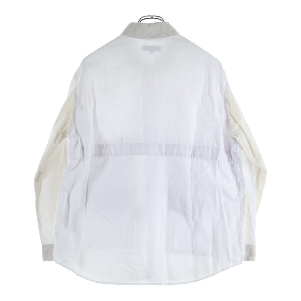 COMME des GARCONS HOMME(コムデギャルソンオム) 22SS AD2021 カバーオール シャツ ジャケット ホワイト HI-B015