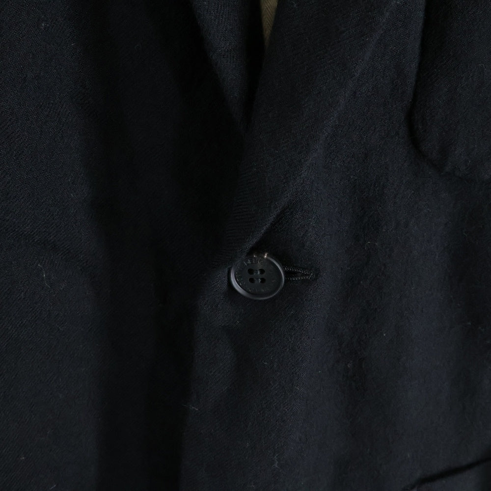 COMME des GARCONS HOMME(コムデギャルソンオム) 24AW AD2024 ウール縮絨 3B テーラードジャケット ブラック HN‐J016