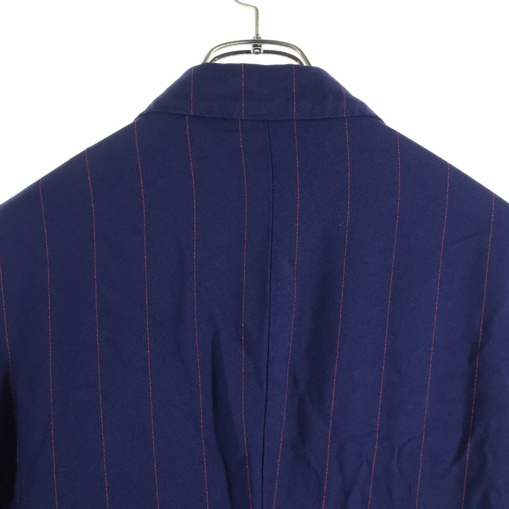 25ss コムデギャルソン オムドゥ テーラードジャケット　M ネイビー COMME des GARCONS HOMME DEUX コムデギャルソンオムドゥ 20SS 再構築