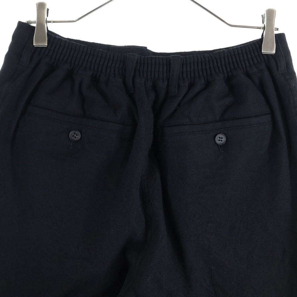 COMME des GARCONS HOMME(コムデギャルソンオム) 23AW AD2023 ウール縮絨 テーパードパンツ ブラック HL-P036