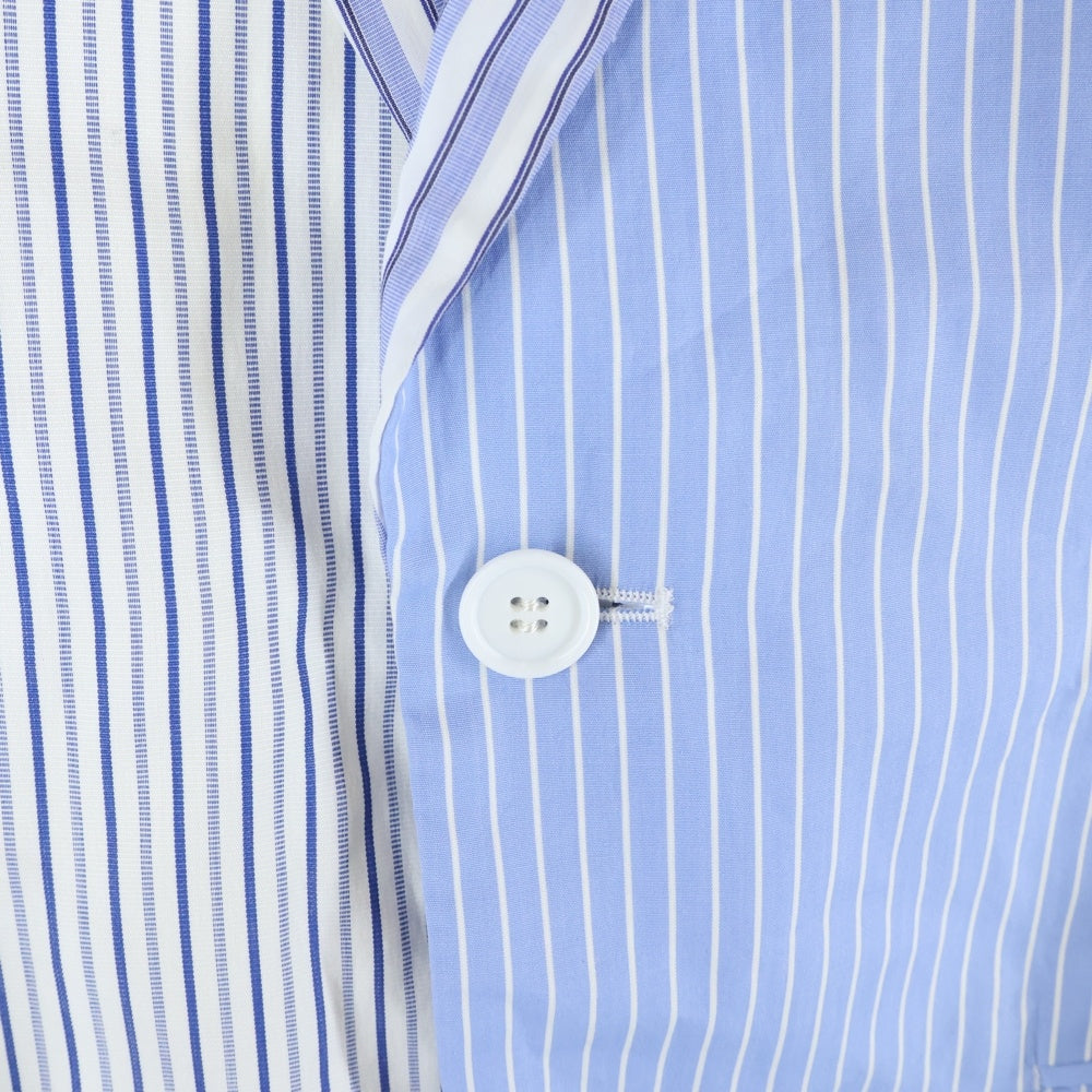 COMME des GARCONS HOMME DEUX(コムデギャルソン オムドゥ) 20SS AD2019マルチストライプ 2B テーラードジャケット ブルー DE-J054