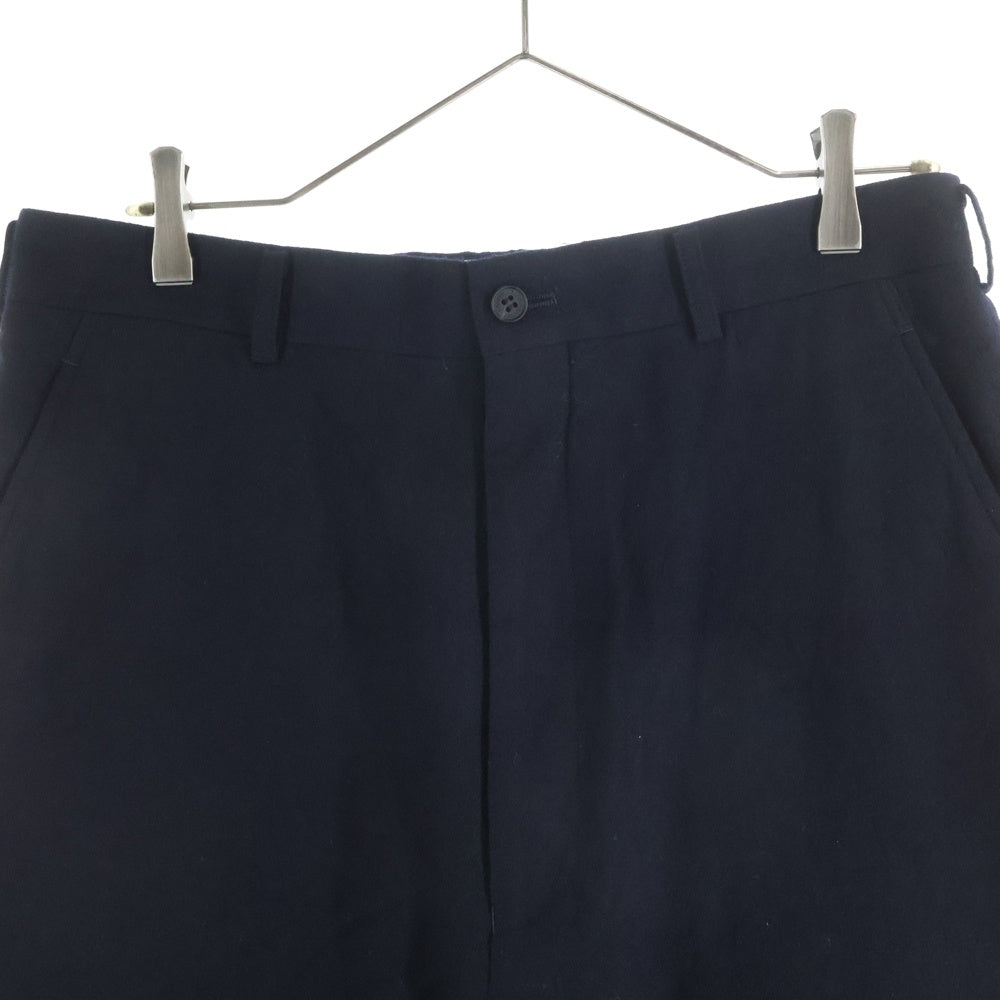 COMME des GARCONS HOMME(コムデギャルソンオム) 22AW AD2022 ウール テーパードパンツ ネイビー HJ-P020