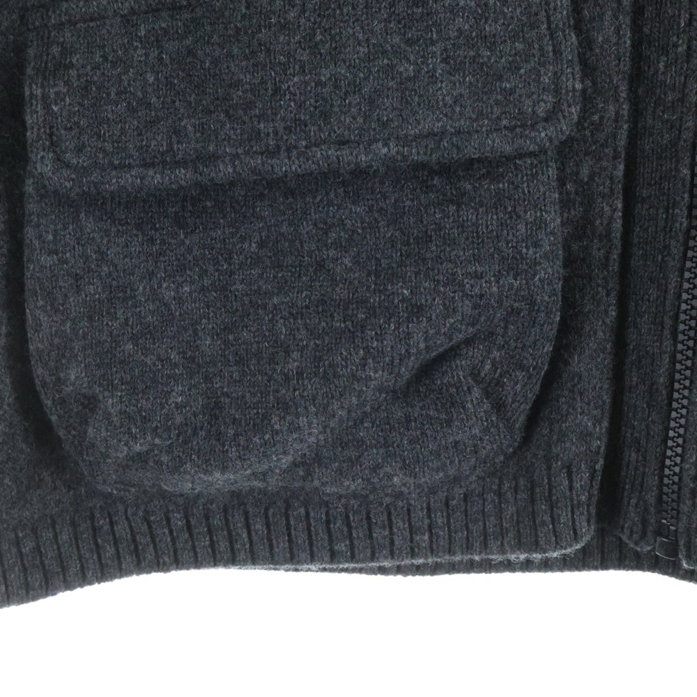 COMME des GARCONS HOMME(コムデギャルソンオム) 24AW AD2024 ウール カーゴ ベスト グレー HN-N005