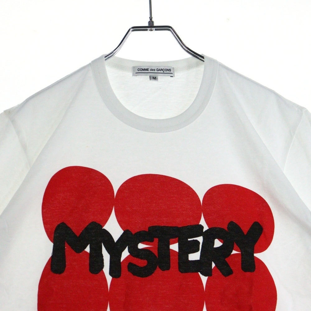 COMME des GARCONS(コムデギャルソン) 19AW AD2019 ロゴ プリント 半袖カットソー Tシャツ ホワイト OD-T231