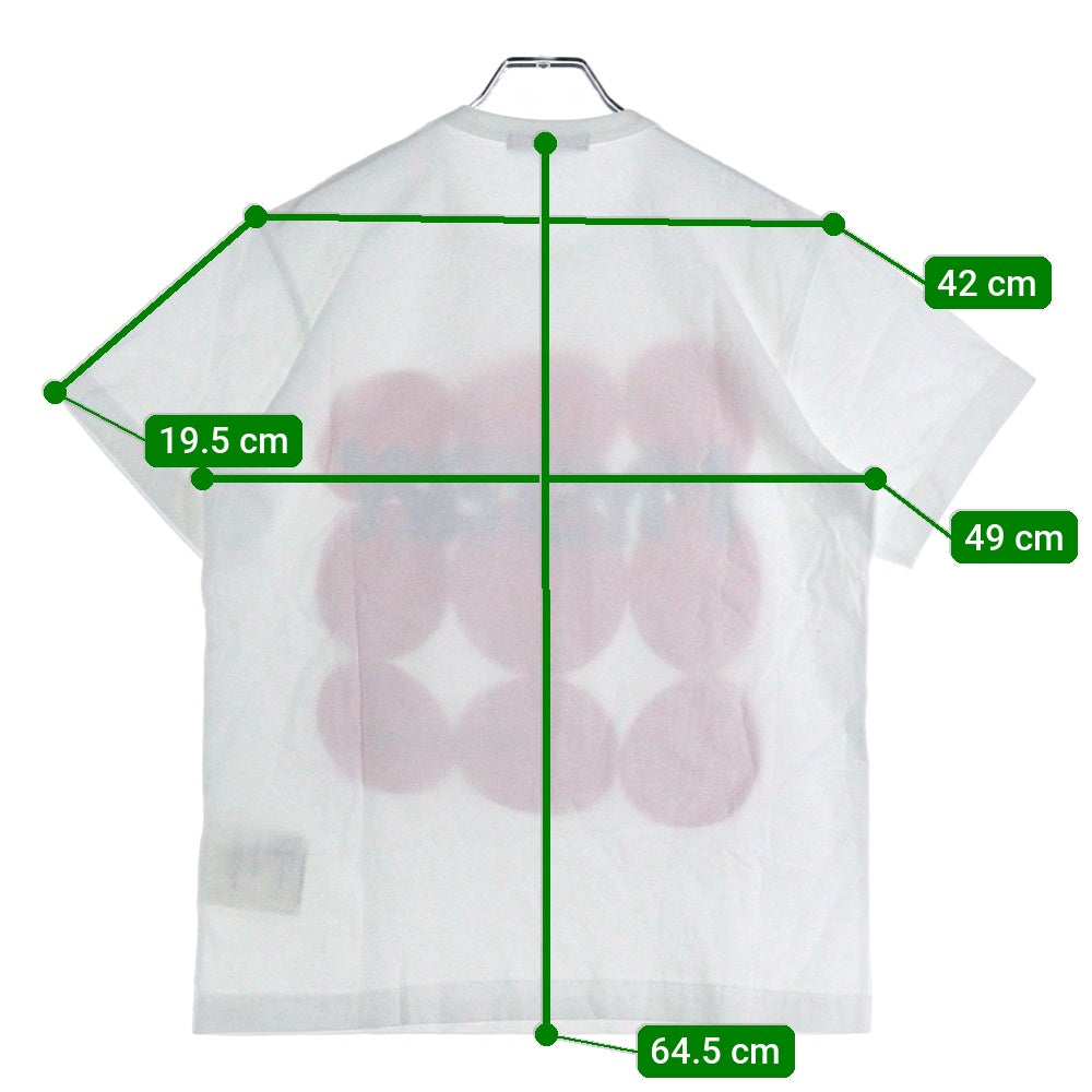 COMME des GARCONS(コムデギャルソン) 19AW AD2019 ロゴ プリント 半袖カットソー Tシャツ ホワイト OD-T231