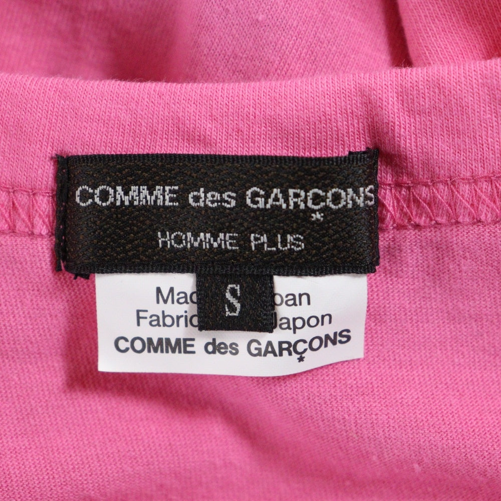 COMME des GARCONS HOMME PLUS(コムデギャルソンオムプリュス) 25SS AD2024 パッチワーク 半袖カットソー Tシャツ グリーン/ピンク PO-T005