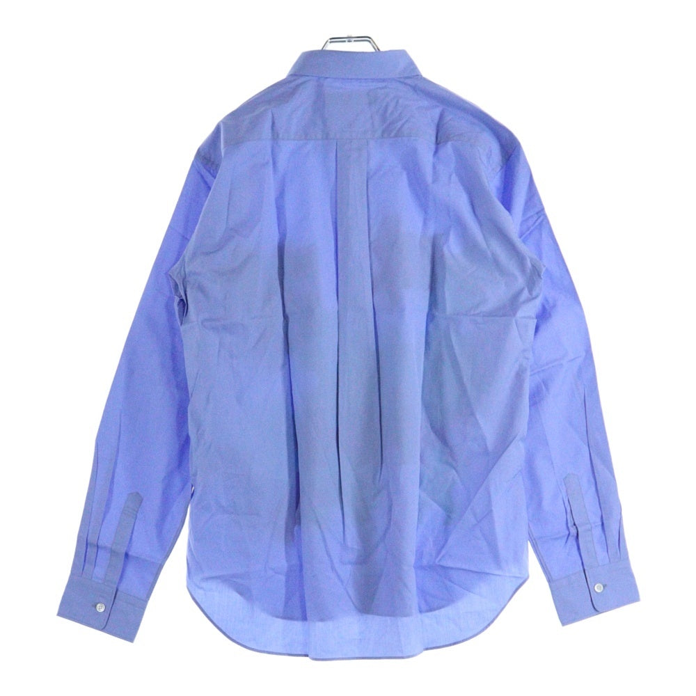COMME des GARCONS HOMME DEUX(コムデギャルソン オムドゥ) 24SS AD2023 パズル プリント 長袖 シャツ ブルー DM‐B041