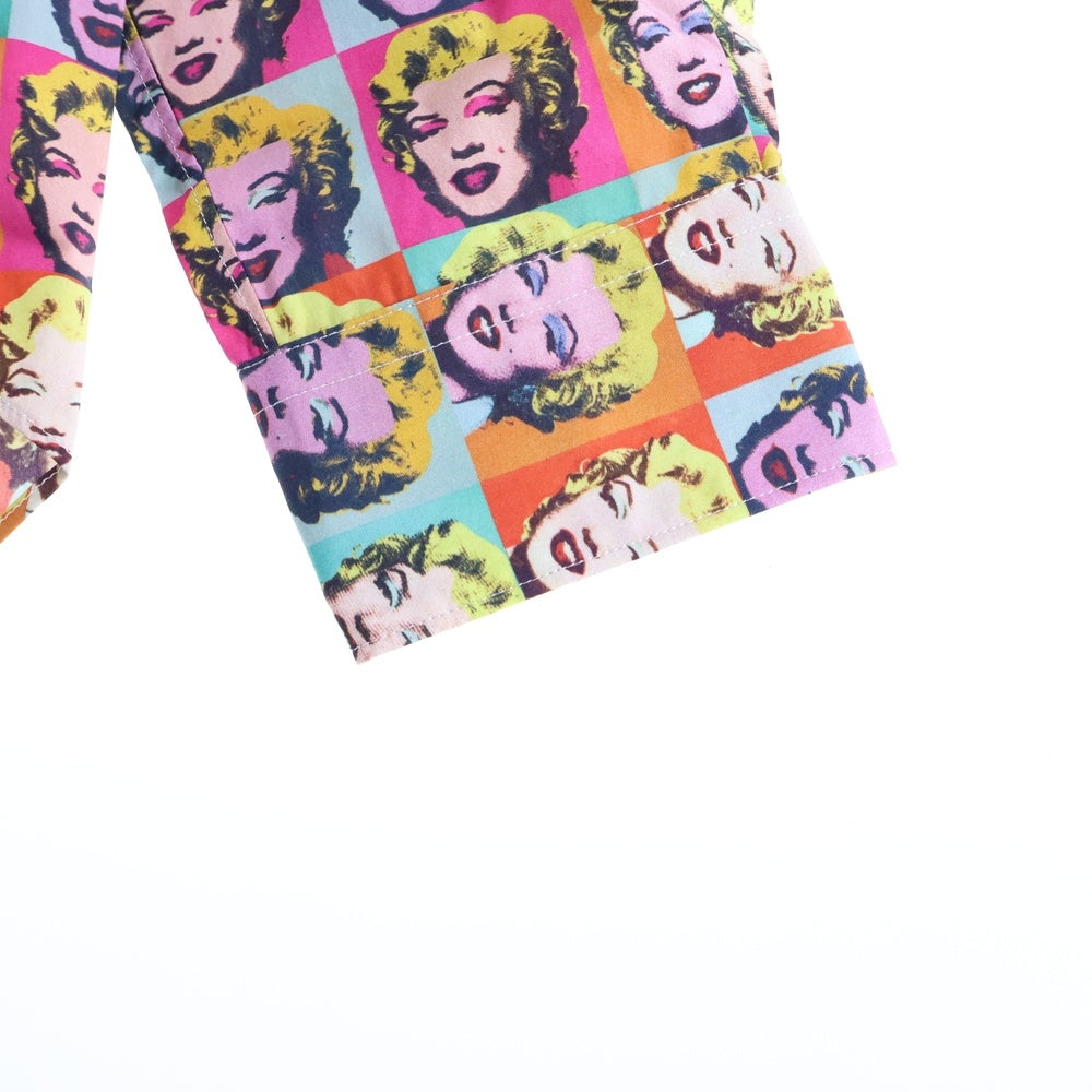 COMME des GARCONS SHIRT(コムデギャルソンシャツ) 24SS ×Andy Warhol OVER PRINT SHIRT Marilyn Monroe オーバープリント マリリンモンロー 長袖シャツ マルチ FM-B005