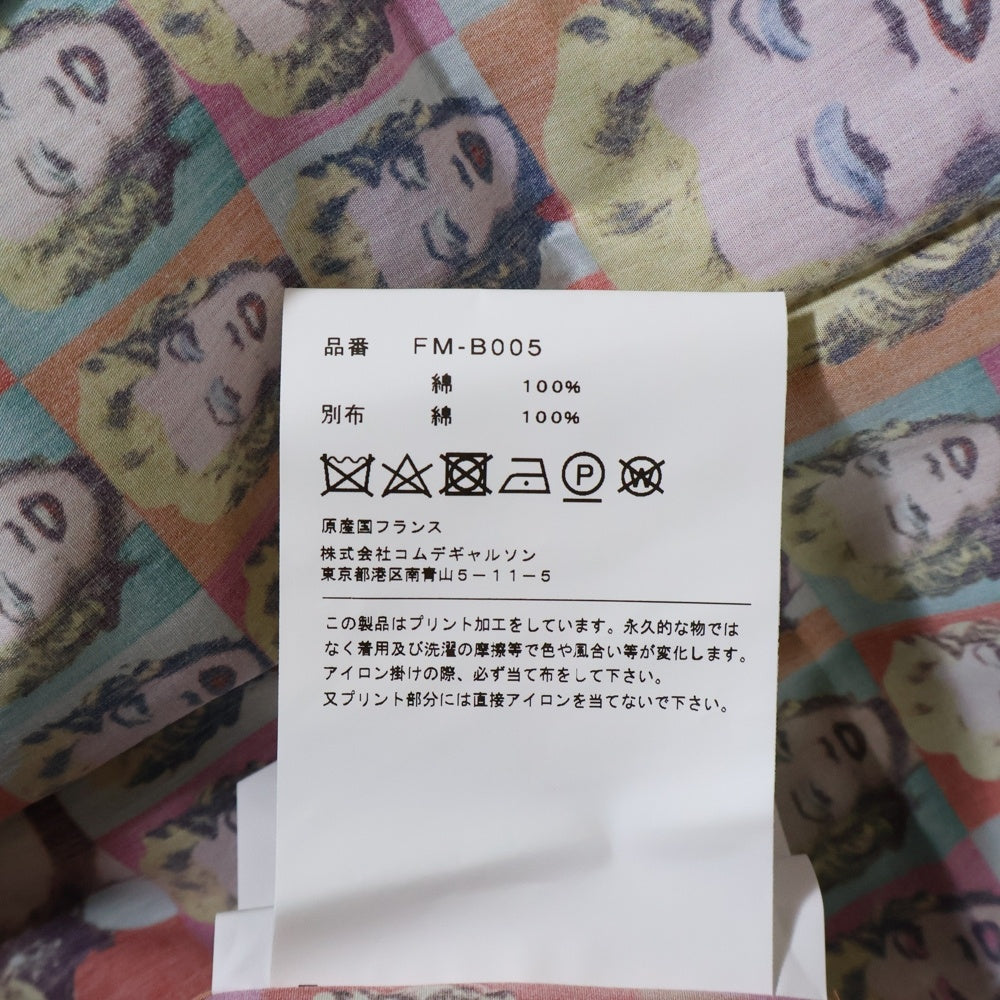COMME des GARCONS SHIRT(コムデギャルソンシャツ) 24SS ×Andy Warhol OVER PRINT SHIRT Marilyn Monroe オーバープリント マリリンモンロー 長袖シャツ マルチ FM-B005
