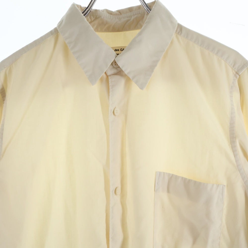 COMME des GARCONS COMME des GARCONS(コムデギャルソンコムデギャルソン) 23AW AD2023 サイド カットオフ フラワー 長袖シャツ ブラウス レディース アイボリー RL‐B009