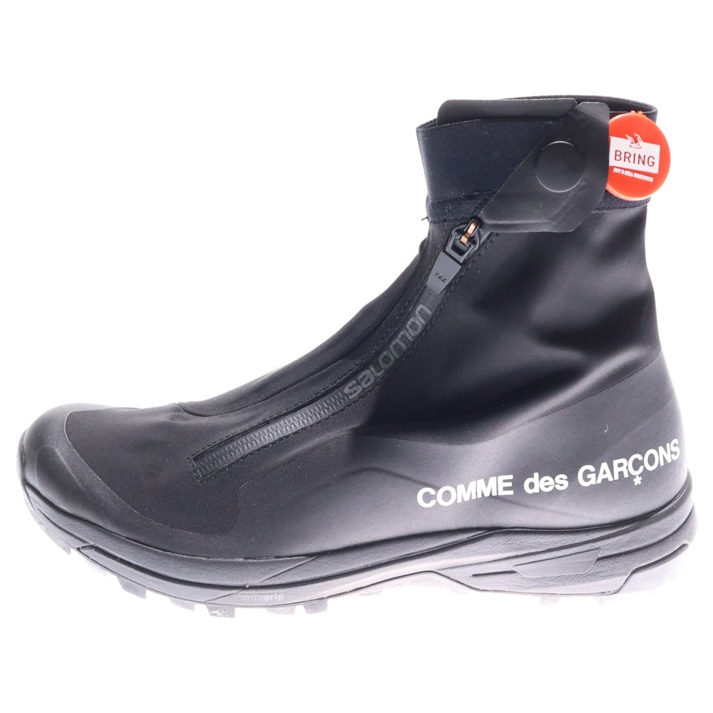 SALOMON(サロモン) ×COMME des GARCONS XA-ALPONE FOR CDG コムデギャルソン ハイカットスニーカー ブラック US8/25cm 416819