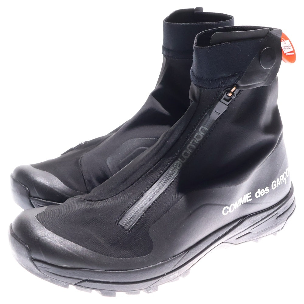 SALOMON(サロモン) ×COMME des GARCONS XA-ALPONE FOR CDG コムデギャルソン ハイカットスニーカー ブラック US8/25cm 416819