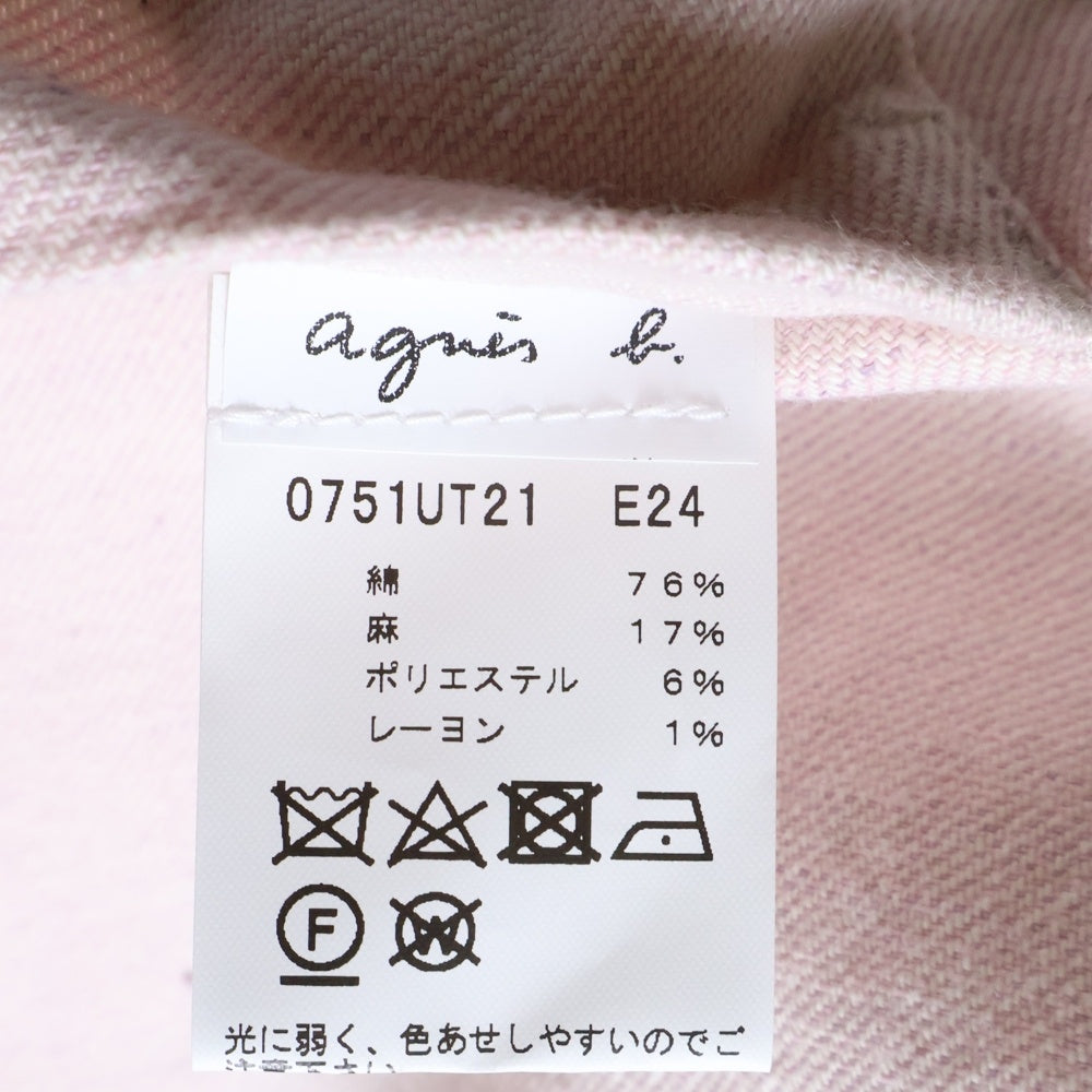 agnes b.(アニエスベー) 3B テーラードジャケット ピンク