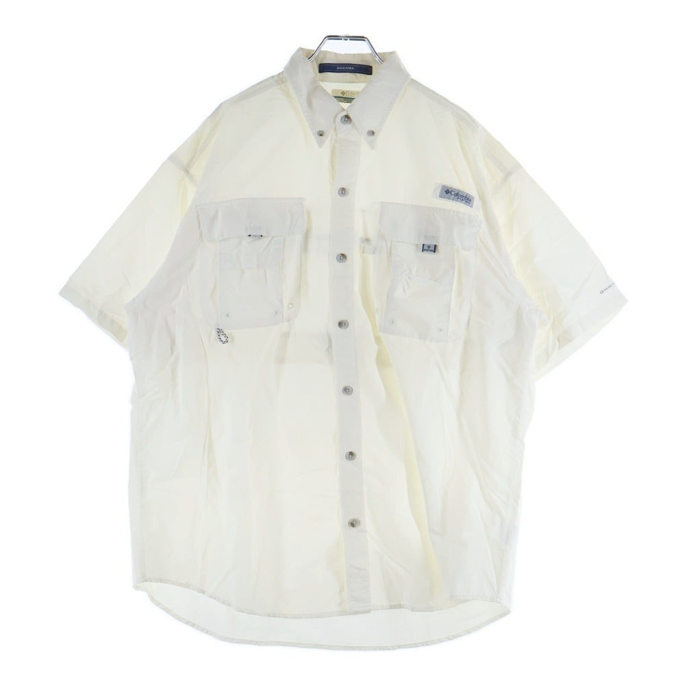 Columbia(コロンビア) BAHAMA ICON SS SHIRT バハマ アイコン 半袖フィッシングシャツ ホワイト 122 FM5202