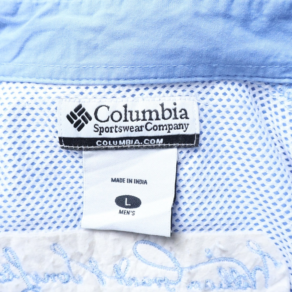 Columbia(コロンビア) PFG コットン 長袖フィッシングシャツ ブルー 0110 FM7120
