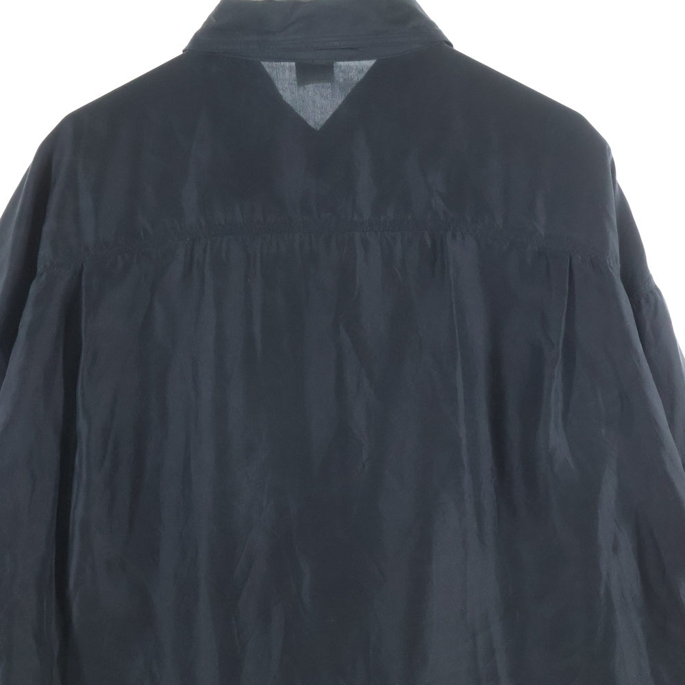 VINTAGE(ヴィンテージ) high advantage ハイアドバンテージ シアー シルク 長袖シャツ ブラック