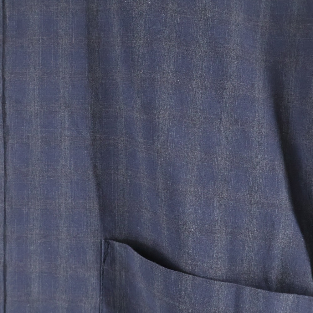 Steven Alan(スティーブンアラン) CHECK REGULAR COLLAR SHIRT 日本製 チェック柄 レギュラーカラー 長袖シャツ ネイビー 8111-218-0593