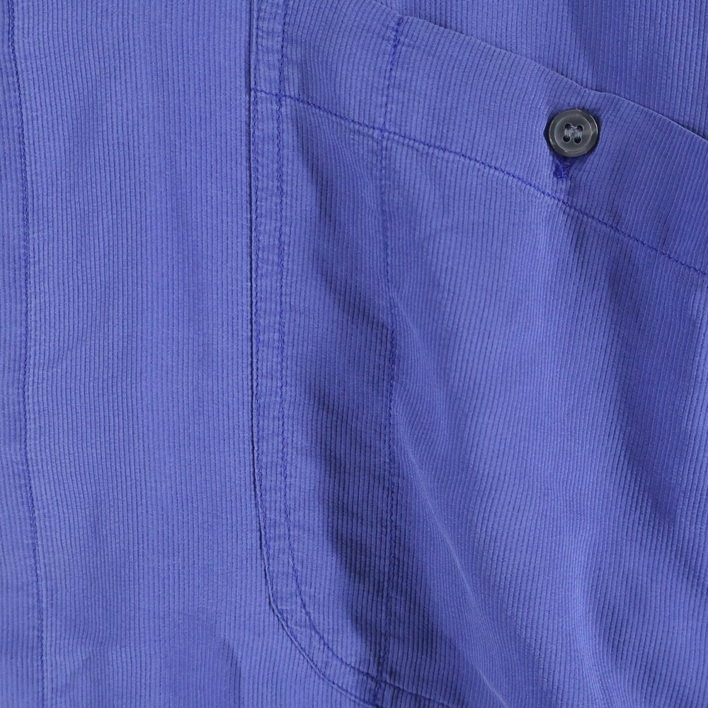 NO BRAND(ノーブランド) PERRY ELLIS ペリーエリス シルク 長袖シャツ ブルー