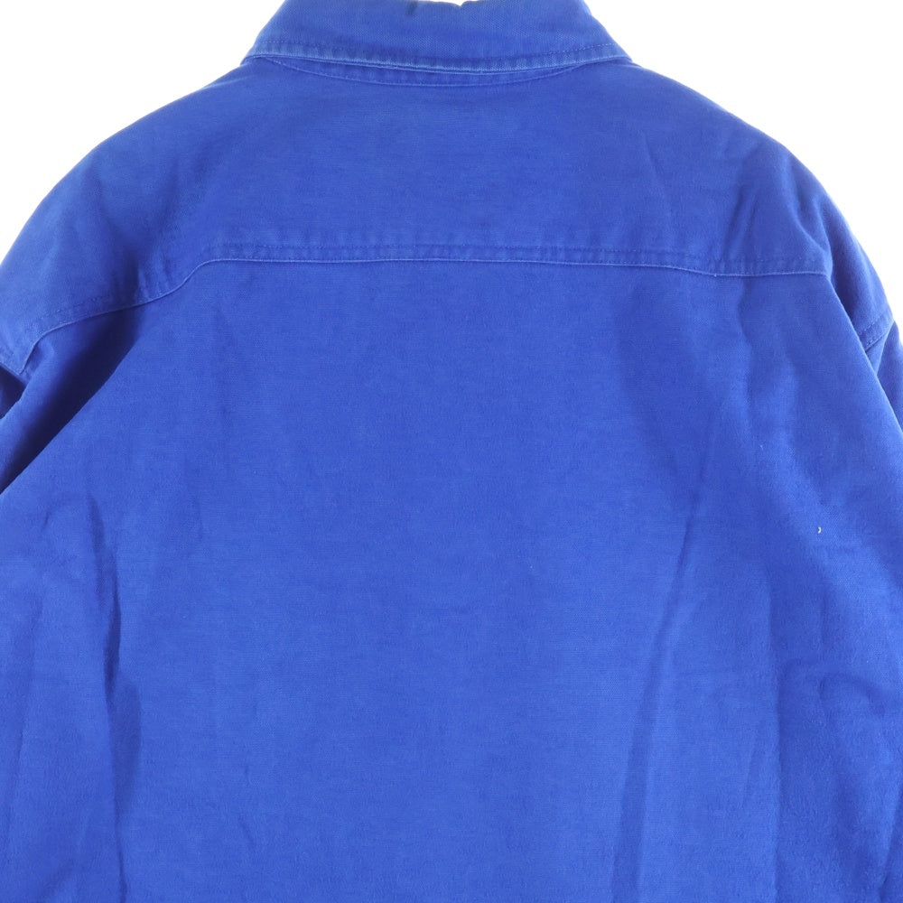 NO BRAND(ノーブランド) STJOHN'SBAY セントジョンズベイ REGULAR レギュラーフィット コットン 長袖シャツ ブルー