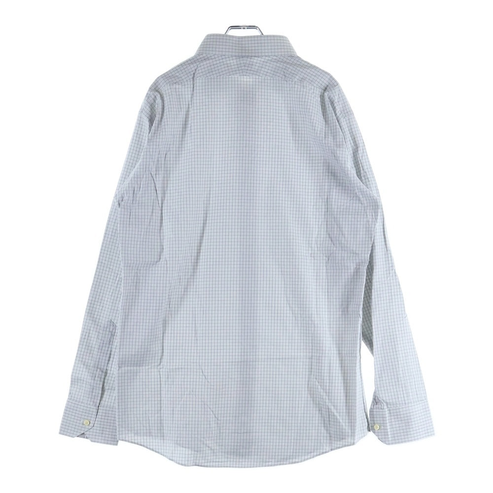 BROOKS BROTHERS(ブルックス ブラザーズ) チェック柄 コットン 長袖シャツ ホワイト/ネイビー