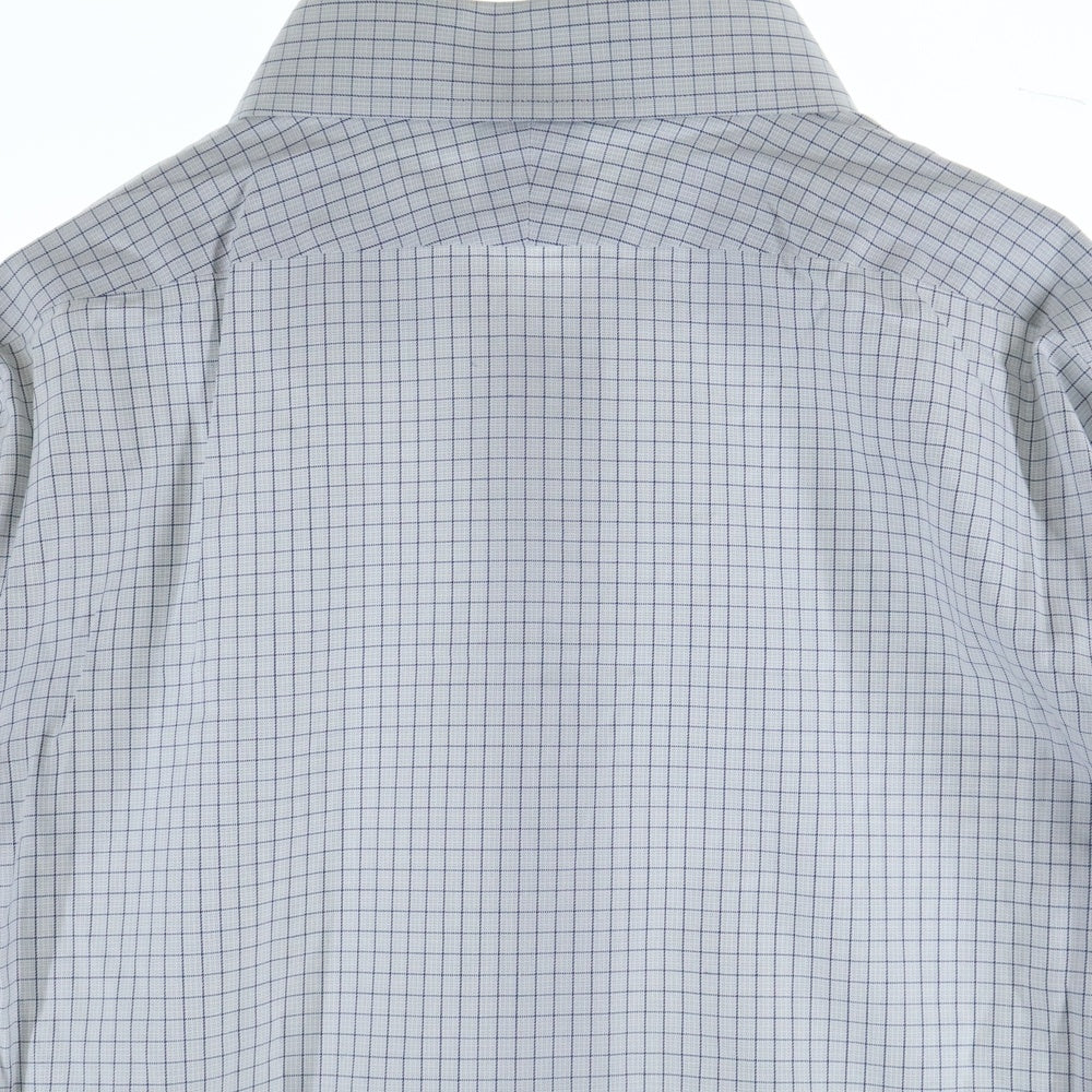 BROOKS BROTHERS(ブルックス ブラザーズ) チェック柄 コットン 長袖シャツ ホワイト/ネイビー