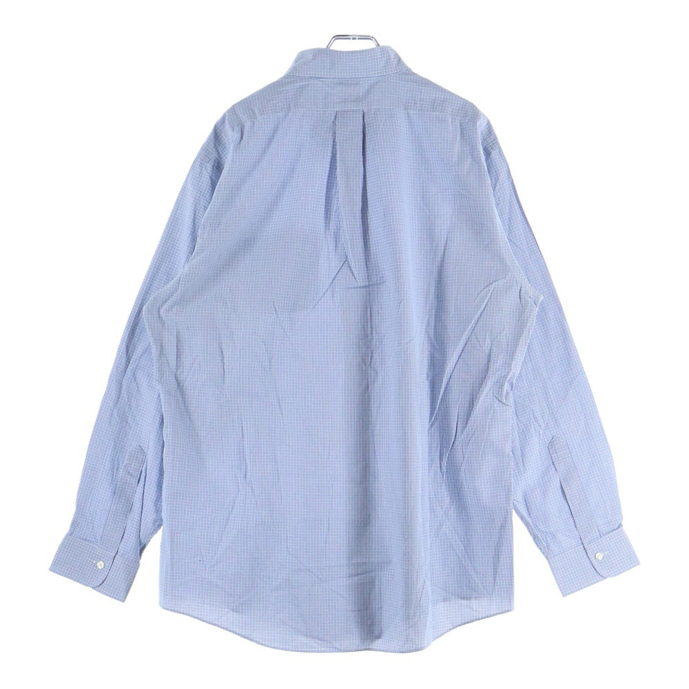 BROOKS BROTHERS(ブルックス ブラザーズ) REGENT チェック柄 ボタンダウン 長袖シャツ ブルー