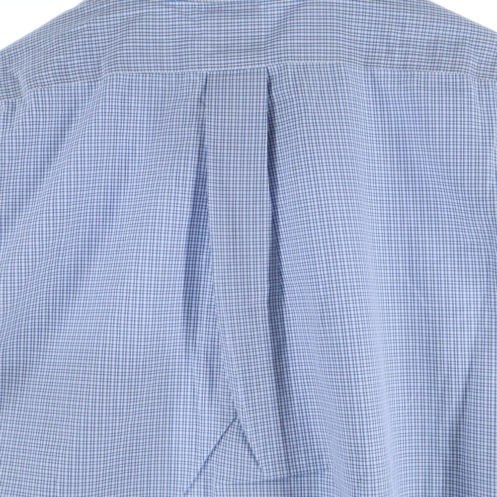 BROOKS BROTHERS(ブルックス ブラザーズ) REGENT チェック柄 ボタンダウン 長袖シャツ ブルー