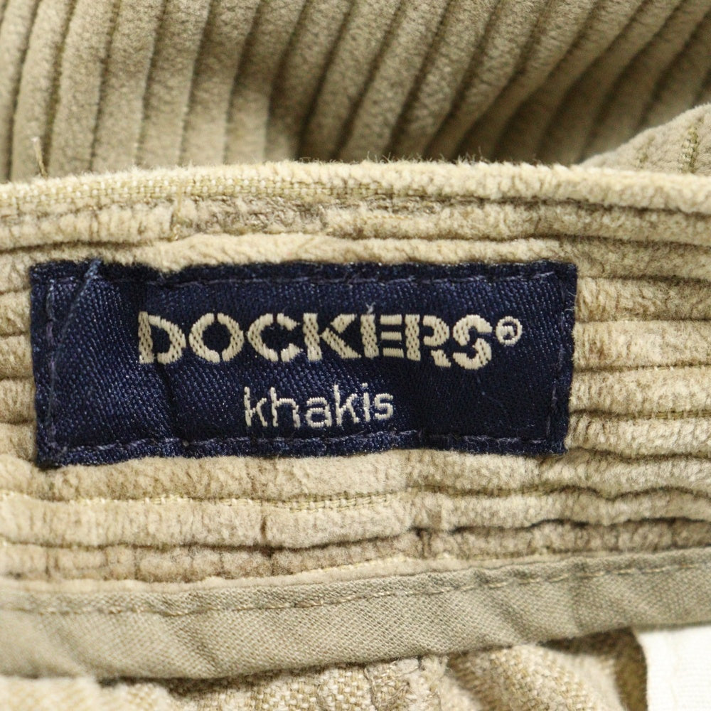 DOCKERS(ドッカーズ) RELAXED FIT リラックスフィット ジップフライ コーデュロイパンツ ブラウン