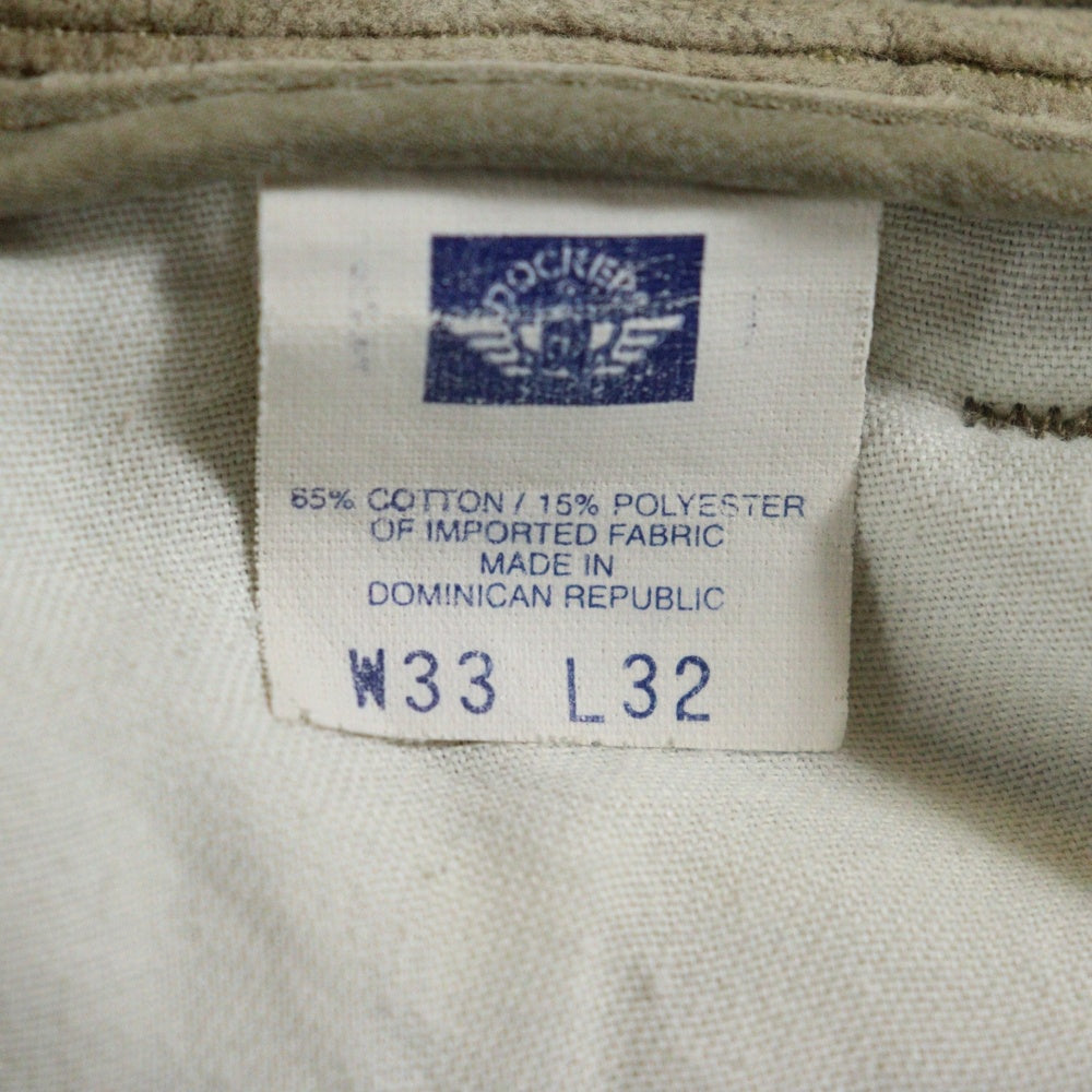 DOCKERS(ドッカーズ) RELAXED FIT リラックスフィット ジップフライ コーデュロイパンツ ブラウン