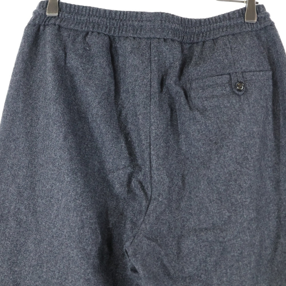 MONCLER(モンクレール) 20AW PANTALONE SPORTIVO ラバーロゴパッチ ウール イージーパンツ グレー F20912A73100 54233