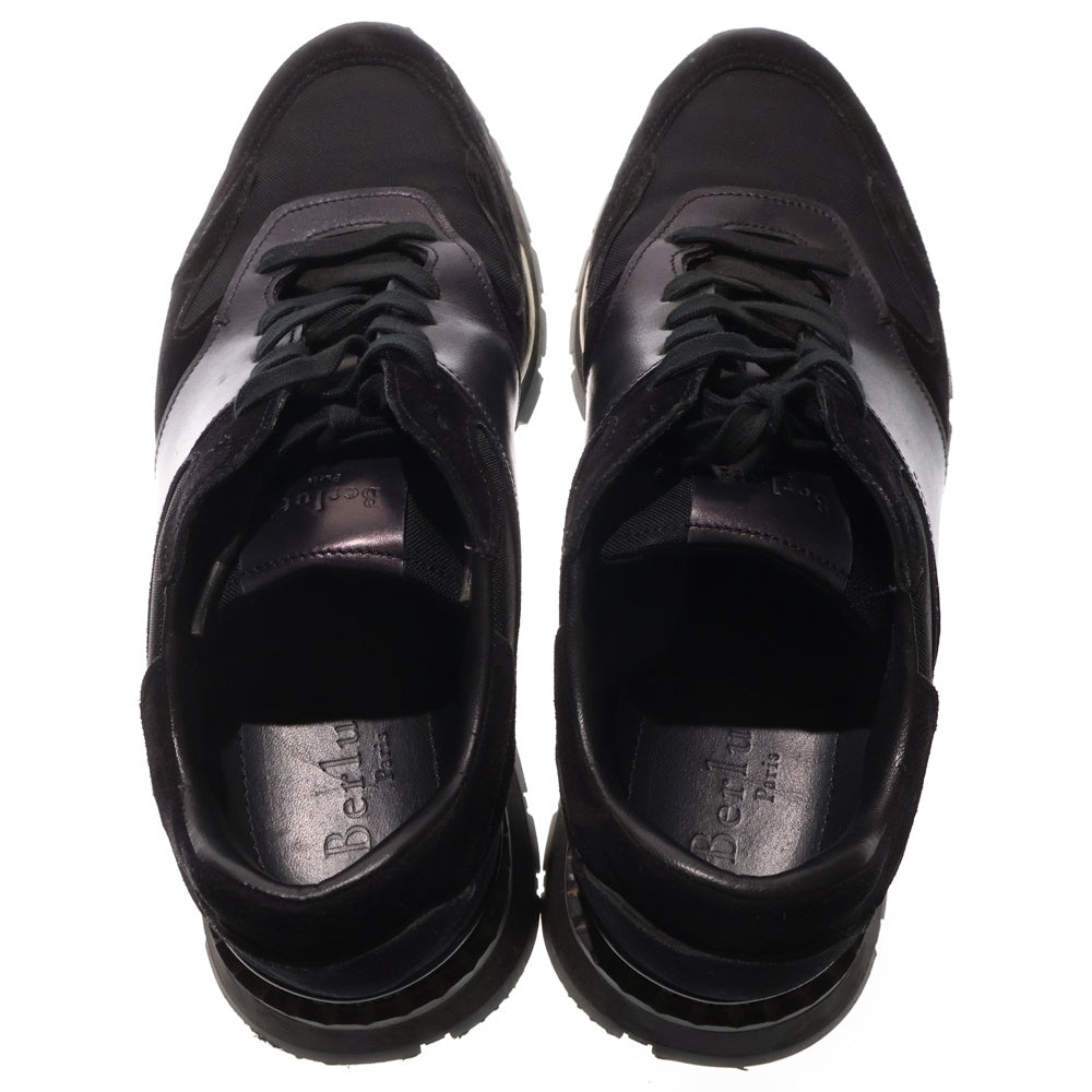 Berluti(ベルルッティ) RUN TRACK TORINO スエード ラントラックトリノ ローカットスニーカー ブラック