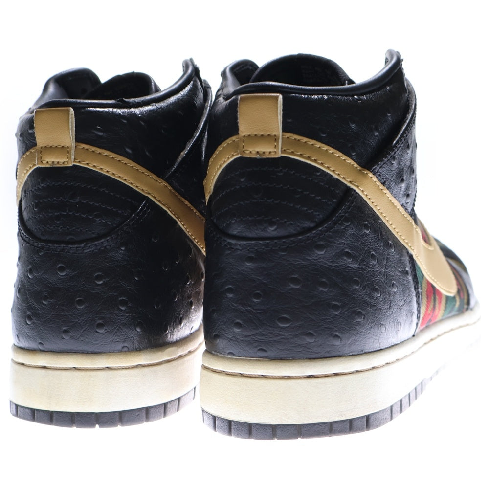 NIKE(ナイキ) DUNK CMFT PRM QS ダンク ハイ クラフト ハイカットスニーカーシューズ カモ ブラック/カーキ US9/27cm 716714-002