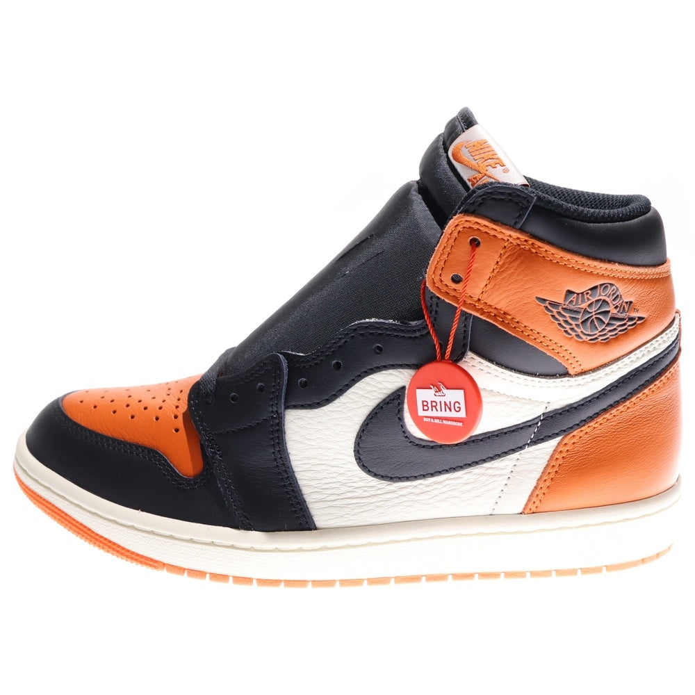 NIKE(ナイキ) AIR JORDAN 1 RETRO HIGH OG Shattered Backboard エアジョーダン 1 ハイ シャッタードバックボード ハイカットスニーカーシューズ US9/27cm DZ5485-008