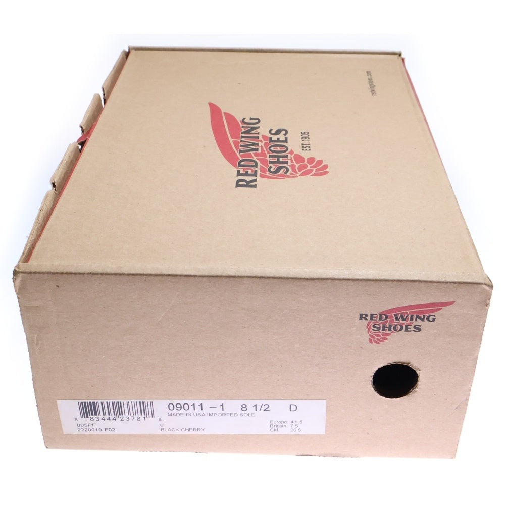 RED WING(レッド ウイング) 9011 BECKMAN ベックマン ブラックチェリー レザーブーツ ハイカットシューズ バーガンディ US8.5/26.5cm