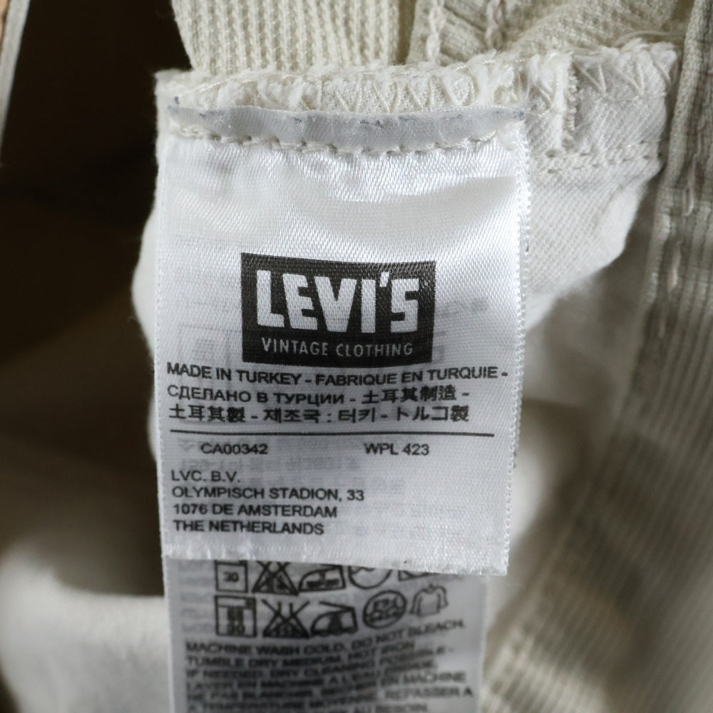 Levi's VINTAGE CLOTHING(リーバイス ビンテージ クロージング) 519 BEDFORD CORD PANTS ベッドフォード ピケ コーデュロイパンツ ライトグレー 120118518600003