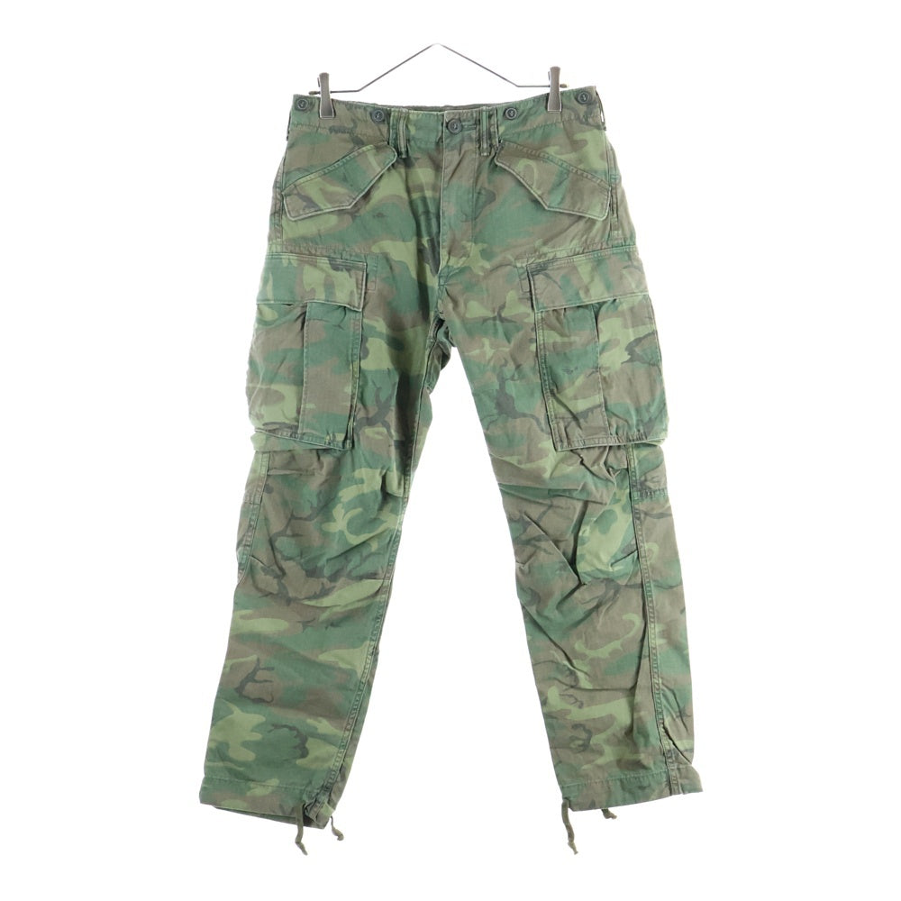 RRL(ダブルアールエル) ジップフライ マルチポケット カモ柄 ミリタリーカーゴパンツ マルチ 782726011001