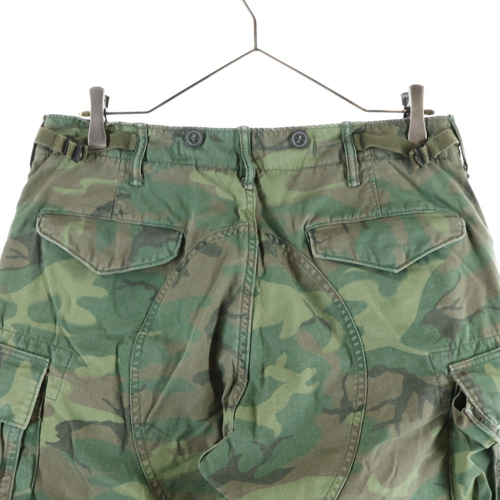 RRL(ダブルアールエル) ジップフライ マルチポケット カモ柄 ミリタリーカーゴパンツ マルチ 782726011001