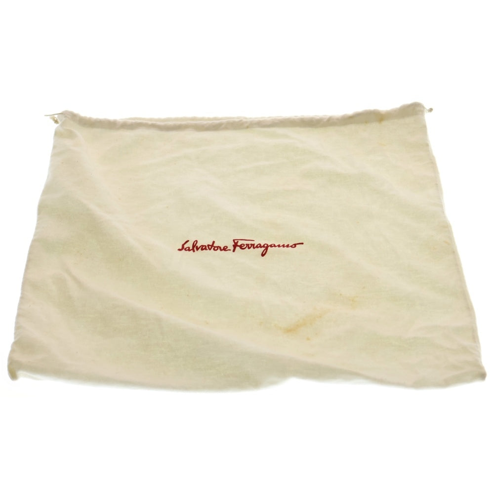 FERRAGAMO(フェラガモ) ガンチーニ レザー ショルダーバッグ ブラック AU‐21/B499 レディース