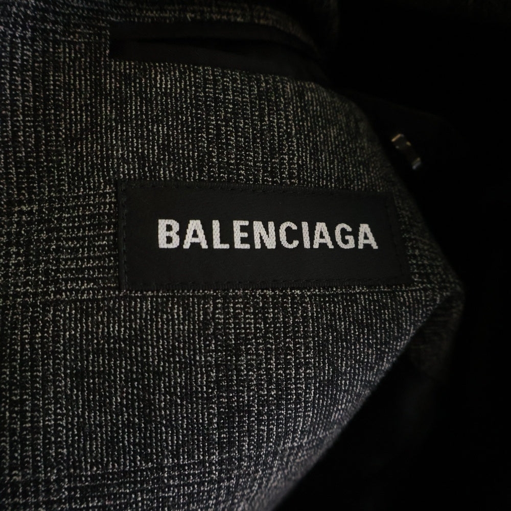 BALENCIAGA(バレンシアガ) PHONE HOLDER JACKET グレンチェック フォン