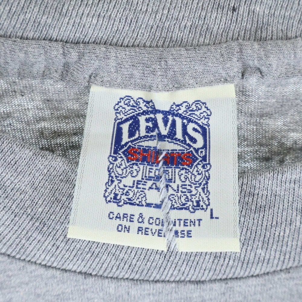 Levi's(リーバイス) 90s VINTAGE AMERICA'S FINEST OVERALL プリントTシャツ グレー