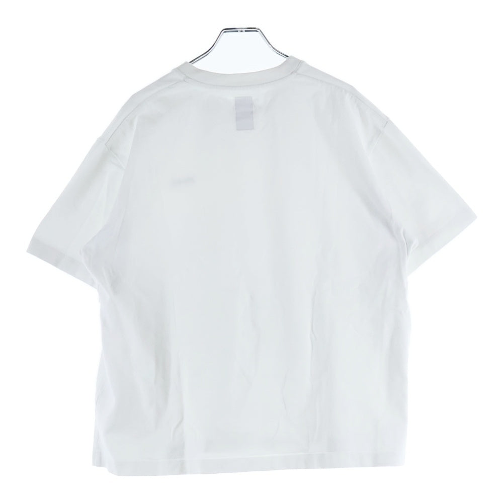 NO BRAND(ノーブランド) vowels / バウルズ CLASSIC TEE コットンジャージー半袖Tシャツ ホワイト 24SS-T008-01-2