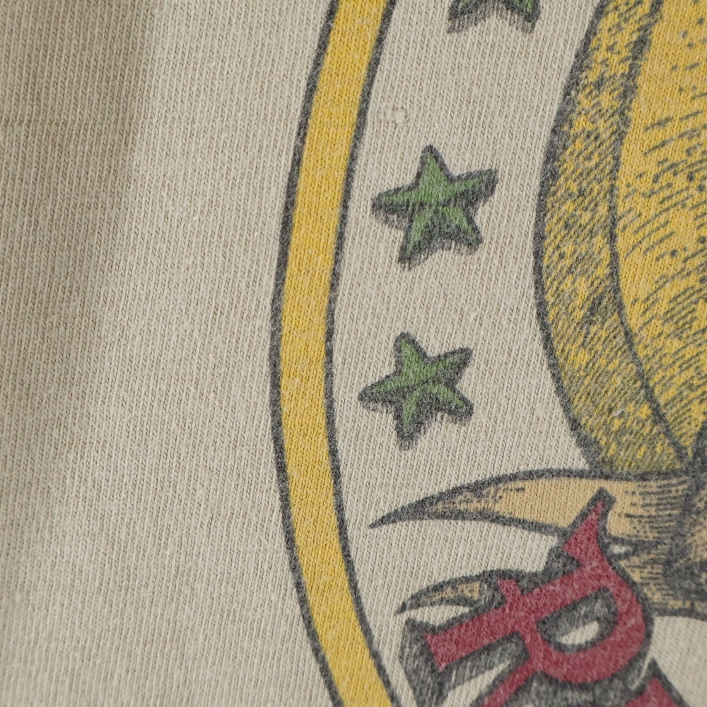 BANANA REPUBLIC(バナナリパブリック) 80s VINTAGE ロゴプリント 半袖Tシャツ ベージュ