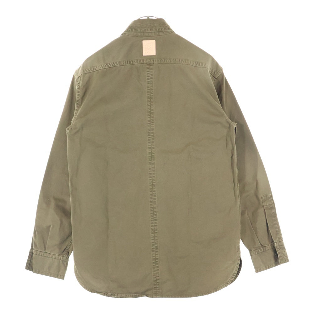 LOEWE(ロエベ) OVERSHIRT オーバーシャツ カーキ H526Y02WA3