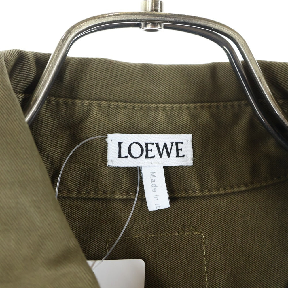 LOEWE(ロエベ) OVERSHIRT オーバーシャツ カーキ H526Y02WA3