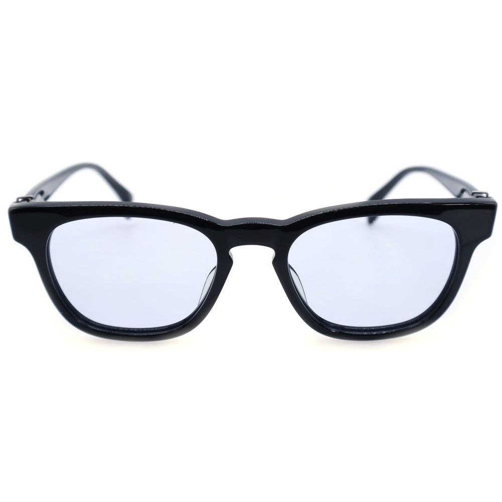 CHROME HEARTS(クロムハーツ) LOUVIN CUP ホースシューテンプル ボストンフレームサングラス アイウェア 眼鏡 ブラック/シルバー