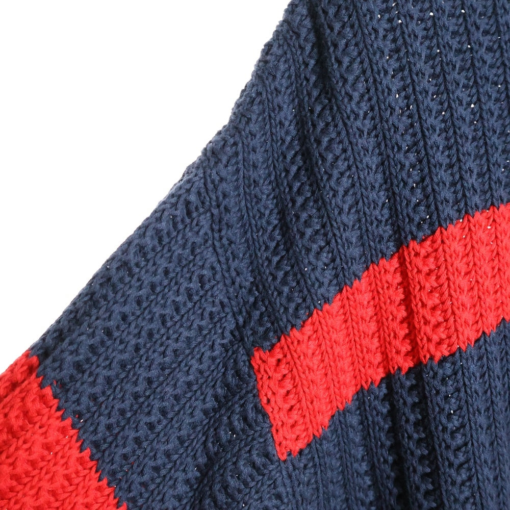 SUPREME(シュプリーム) 25SS Stripe Small Box Sweater ストライプ スモールボックス ニットセーター ネイビー/レッド