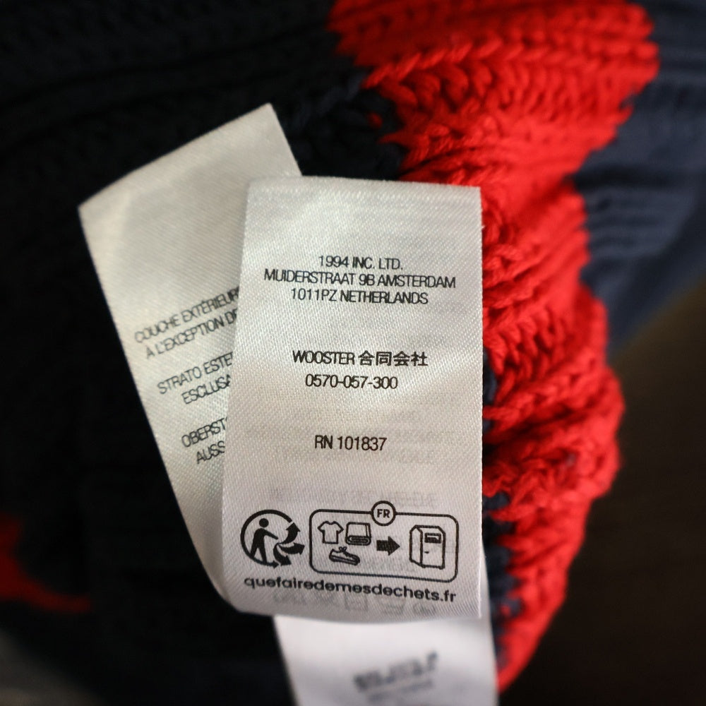 SUPREME(シュプリーム) 25SS Stripe Small Box Sweater ストライプ スモールボックス ニットセーター ネイビー/レッド