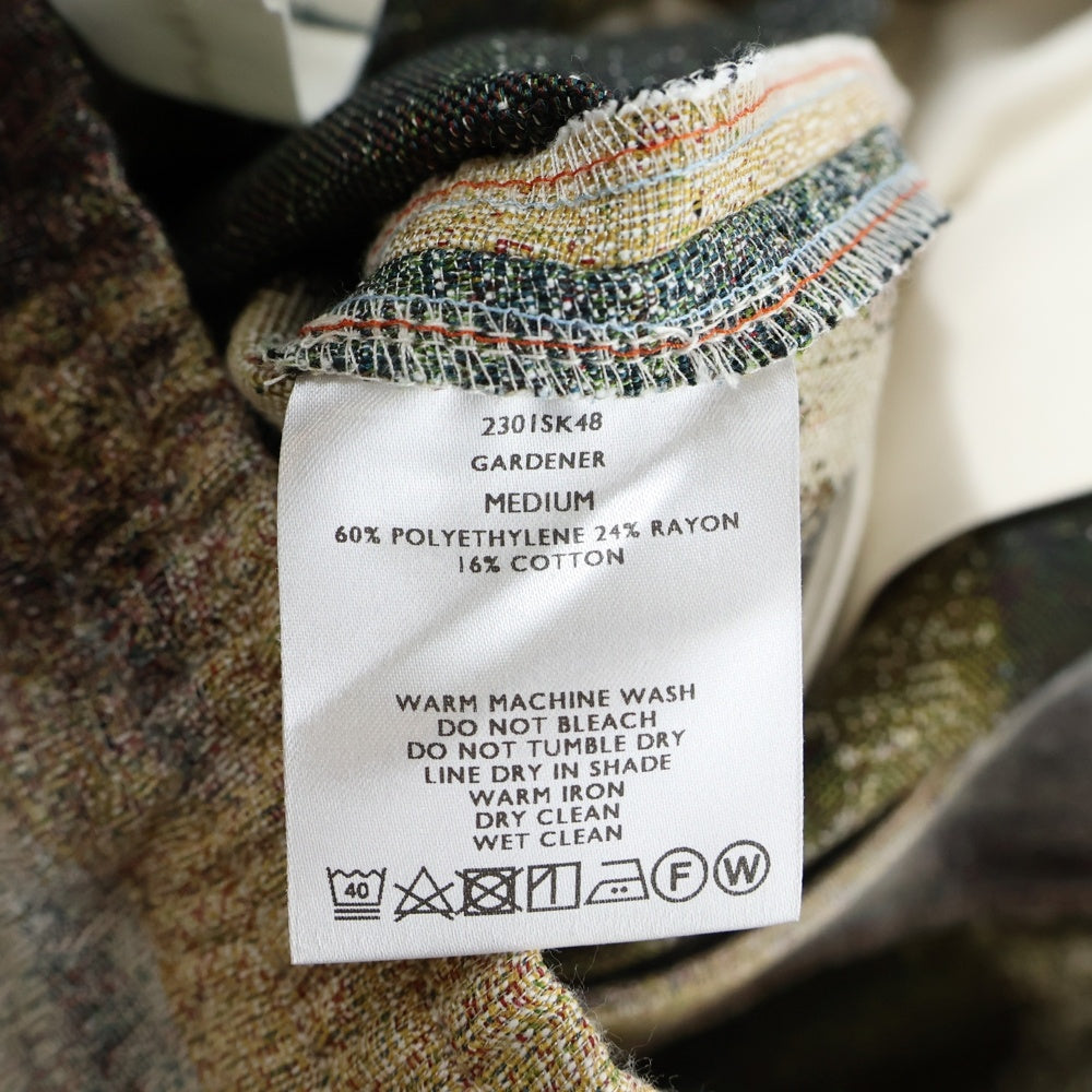 SHINYA KOZUKA(シンヤコズカ) 総柄イージーショートパンツ ホワイト 2301SK48