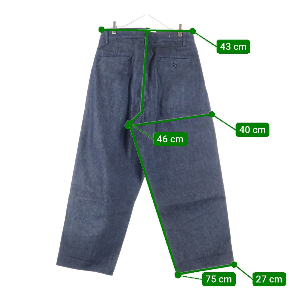 MINEDENIM(マインデニム) 22SS WTNB.Wide Works PS ワイド ワーク デニム パンツ インディゴ YWMND02‐80‐342