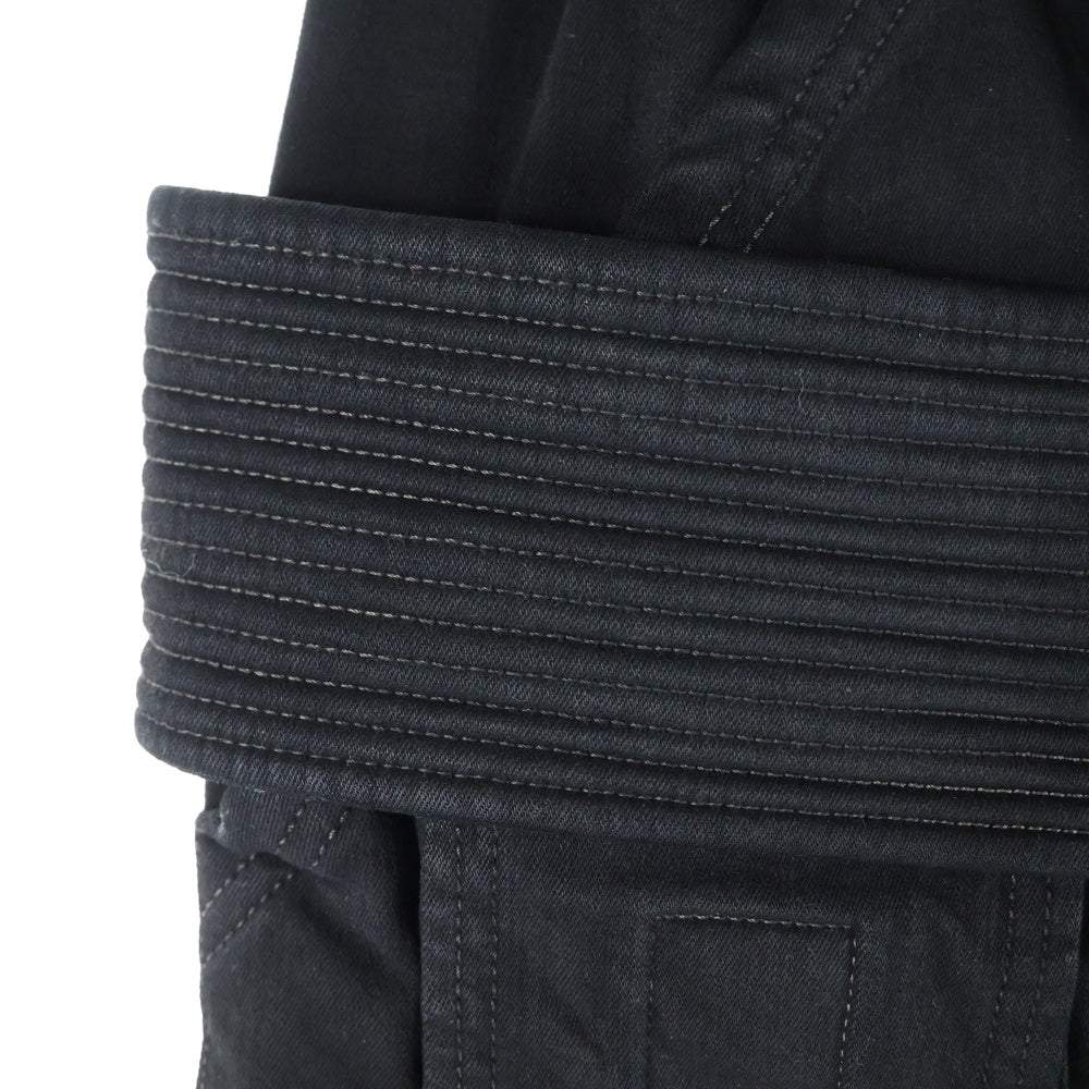 DRKSHDW(ダークシャドウ) 24SS CREATCH CARGO クリーチカーゴ コーティング コットンパンツ ブラック DU01D1376-SBB